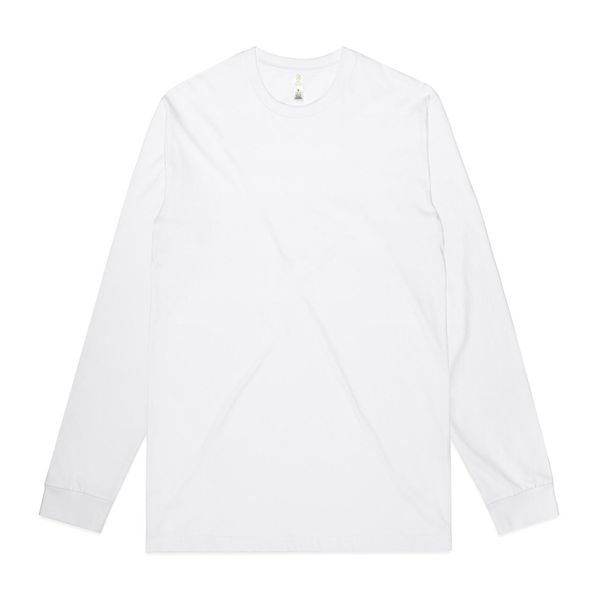 Staple Organic L/S Tee WHITE AS Colour