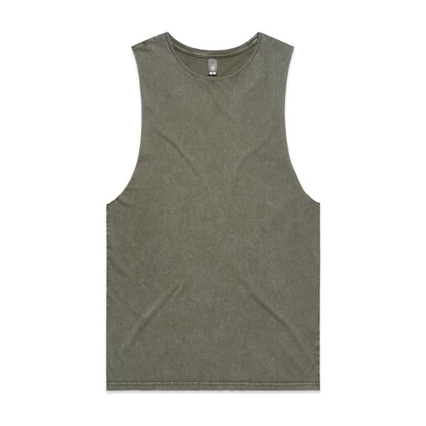Stone Wash Barnard Tank MOSS STONE AS Colour