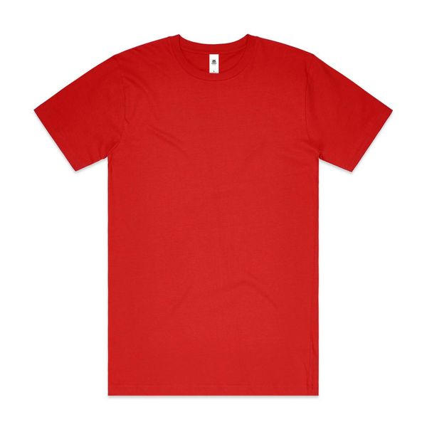 Block Tubular Tee RED AS Colour