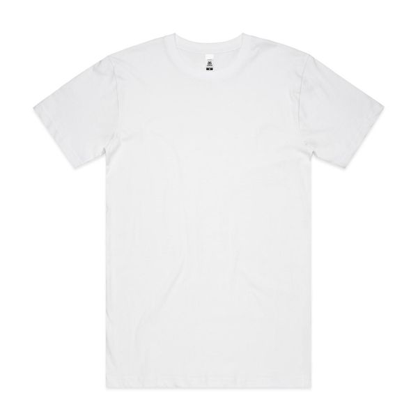 Block Tubular Tee WHITE AS Colour