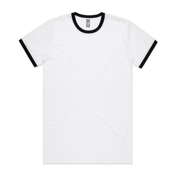 Staple Ringer Tee WHITE/BLACK AS Colour