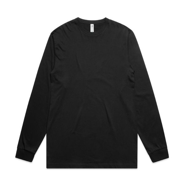 Block L/S Tee BLACK AS Colour
