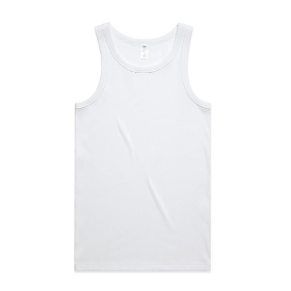 Organic Rib Singlet WHITE AS Colour