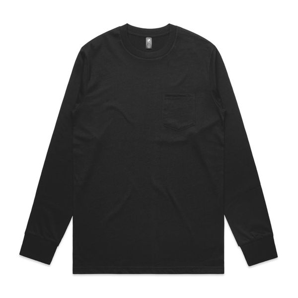 Classic Pocket L/S Tee BLACK AS Colour