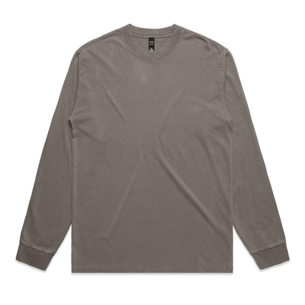 Heavy Faded L/S Tee FADED GREY AS Colour