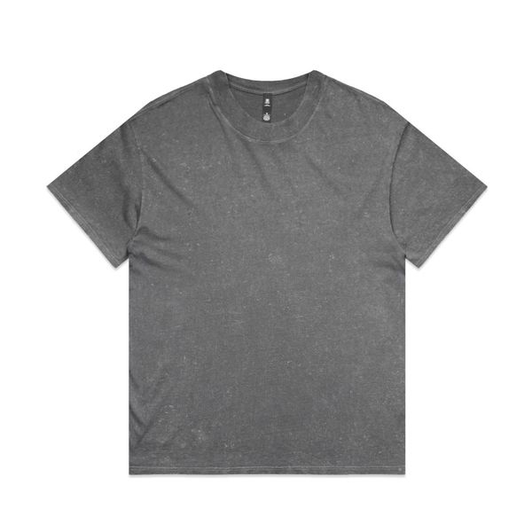 Stone Wash Heavy Tee COAL STONE AS Colour