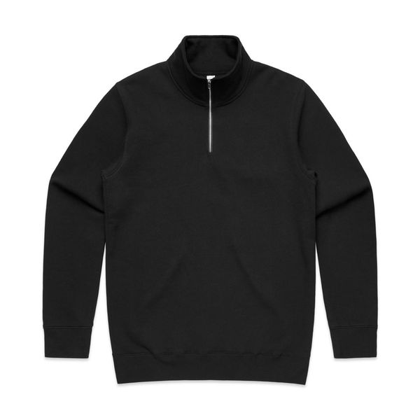 Stencil Half Zip Crew BLACK AS Colour