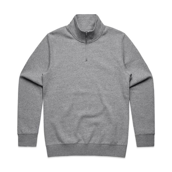 Stencil Half Zip Crew ATHLETIC HEATHER AS Colour