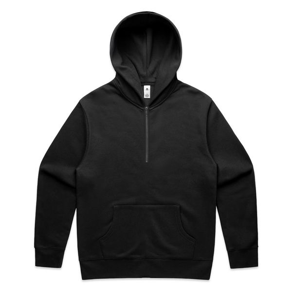 Relax Half Zip Hood BLACK AS Colour