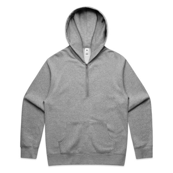 Relax Half Zip Hood ATHLETIC HEATHER AS Colour
