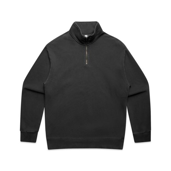 Relax Faded Half Zip FADED BLACK AS Colour