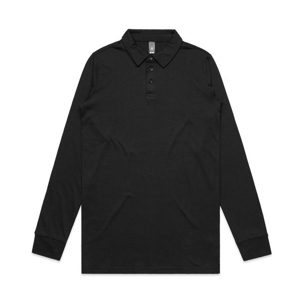Chad L/S Polo BLACK AS Colour