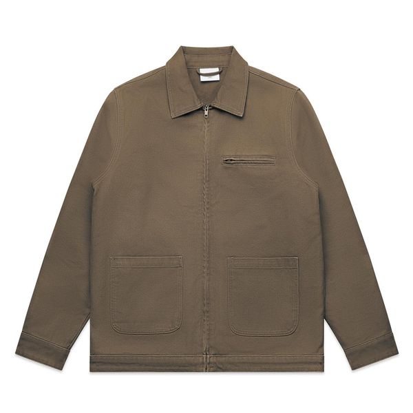Canvas Heavy Jacket WALNUT AS Colour