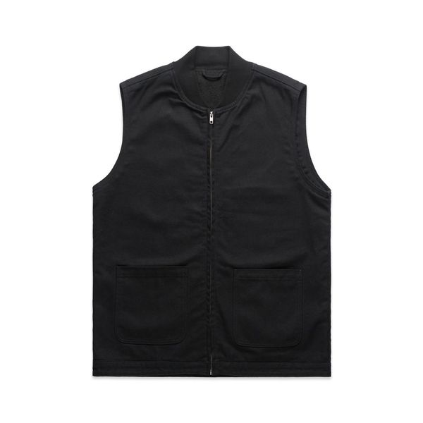 Canvas Heavy Vest BLACK AS Colour