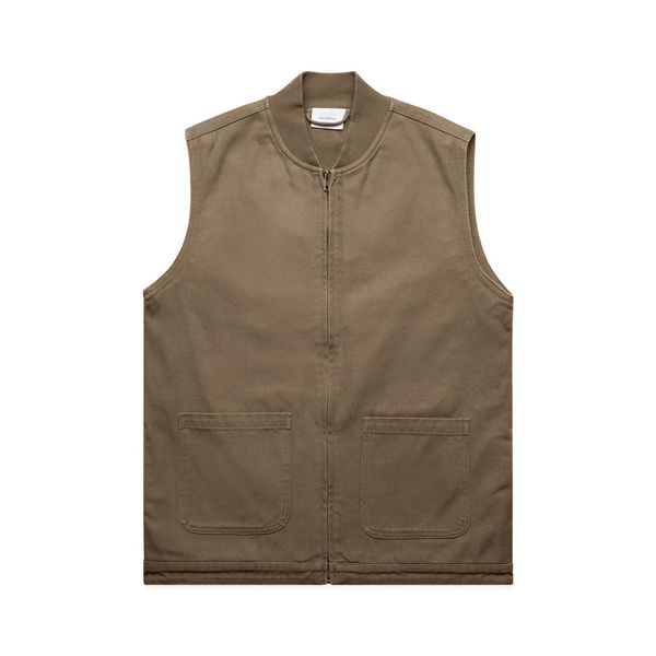 Canvas Heavy Vest WALNUT AS Colour