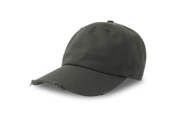 DAD HAT DESTROYED-S Dark Grey ATLANTIS