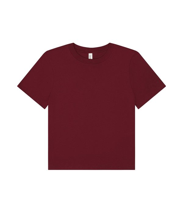 T-shirt carré lourd Maroon Bella&Canvas