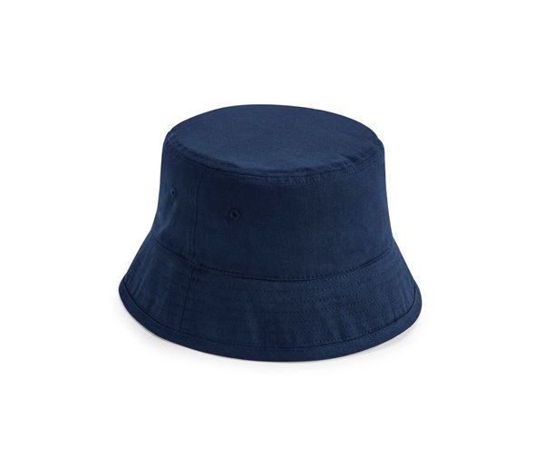 ORGANIC COTTON BUCKET HAT Navy BEECHFIELD