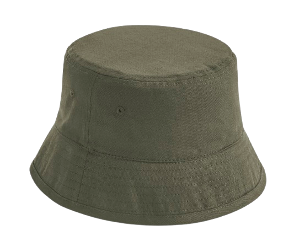 ORGANIC COTTON BUCKET HAT Olive Green BEECHFIELD