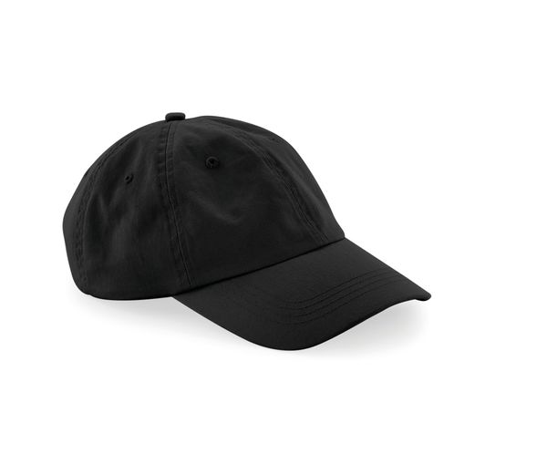 LOW PROFILE 6 PANEL DAD CAP Black BEECHFIELD