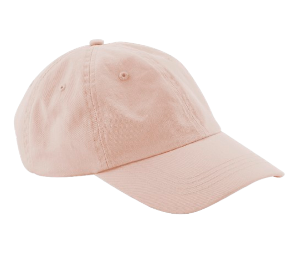 LOW PROFILE 6 PANEL DAD CAP Peach BEECHFIELD