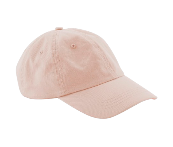 JUNIOR LOW PROFILE 6 PANEL DAD CAP Peach BEECHFIELD