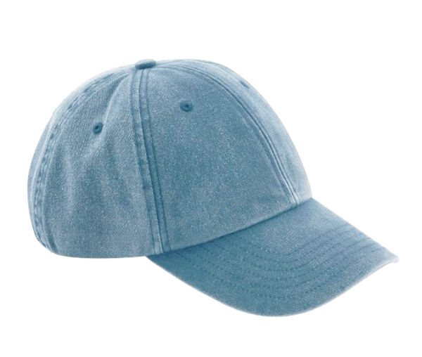 LOW PROFILE VINTAGE CAP Vintage Light Denim BEECHFIELD