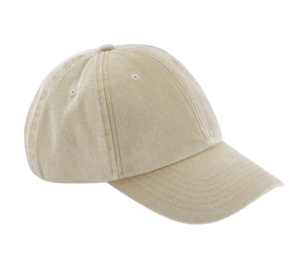 LOW PROFILE VINTAGE CAP Vintage Stone BEECHFIELD
