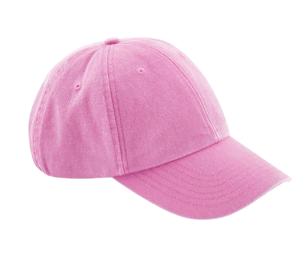 LOW PROFILE VINTAGE CAP Vintage True Pink BEECHFIELD