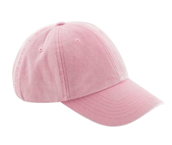 JUNIOR LOW PROFILE VINTAGE CAP Vintage Dusty Pink BEECHFIELD