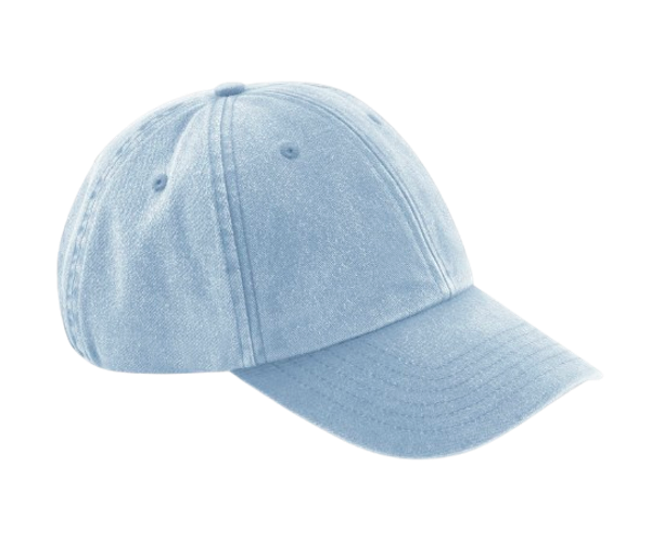 JUNIOR LOW PROFILE VINTAGE CAP Vintage Light Blue BEECHFIELD