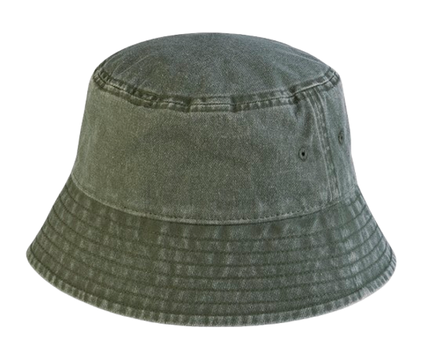 VINTAGE BUCKET HAT Vintage Olive BEECHFIELD