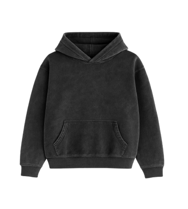 HUDSON HOODIE KID Black OLTEX