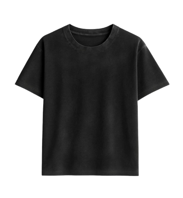 HUDSON TEE KID Black OLTEX
