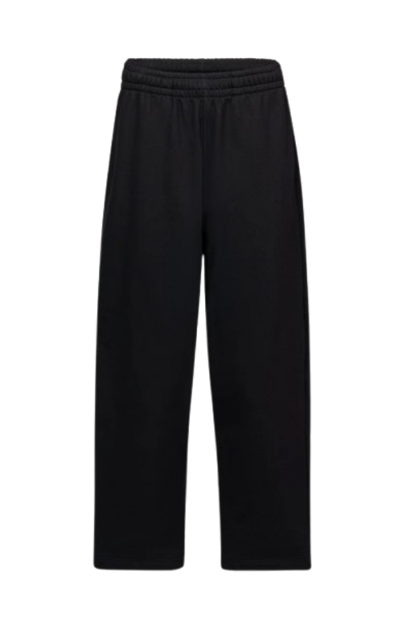 Straight-leg Relaxed Sweatpants Black GRAMMA