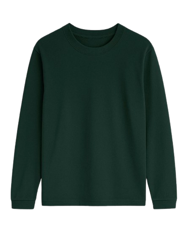 PORTO LS TEE Bottle Green OLTEX