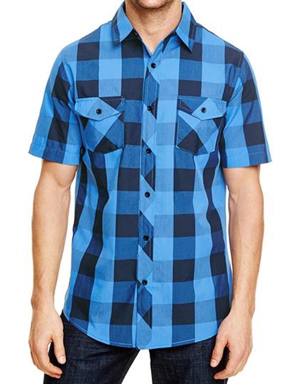 couleur Black - Blue (Checked)