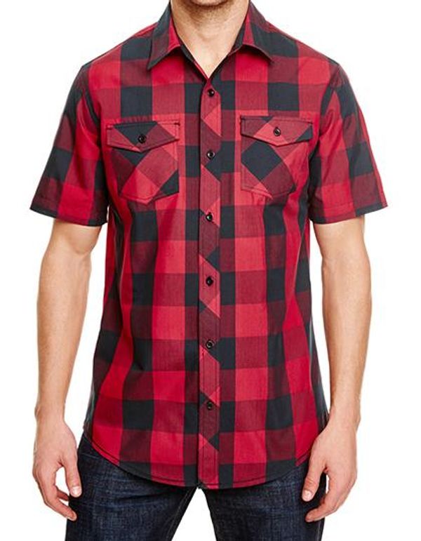 couleur Red - Black (Checked)