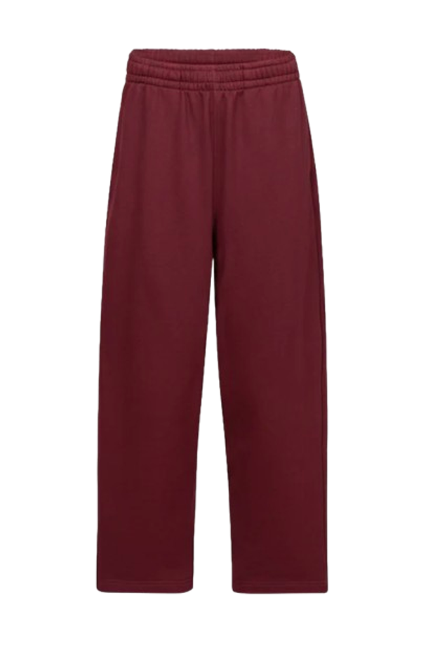 Straight-leg Relaxed Sweatpants Burgundy GRAMMA