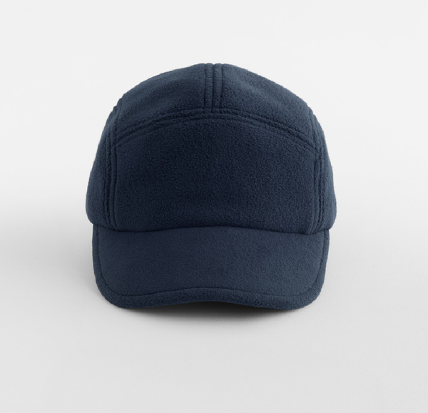 BF254R RECYCLED FLEECE 5 PANEL CAP French Navy BEECHFIELD