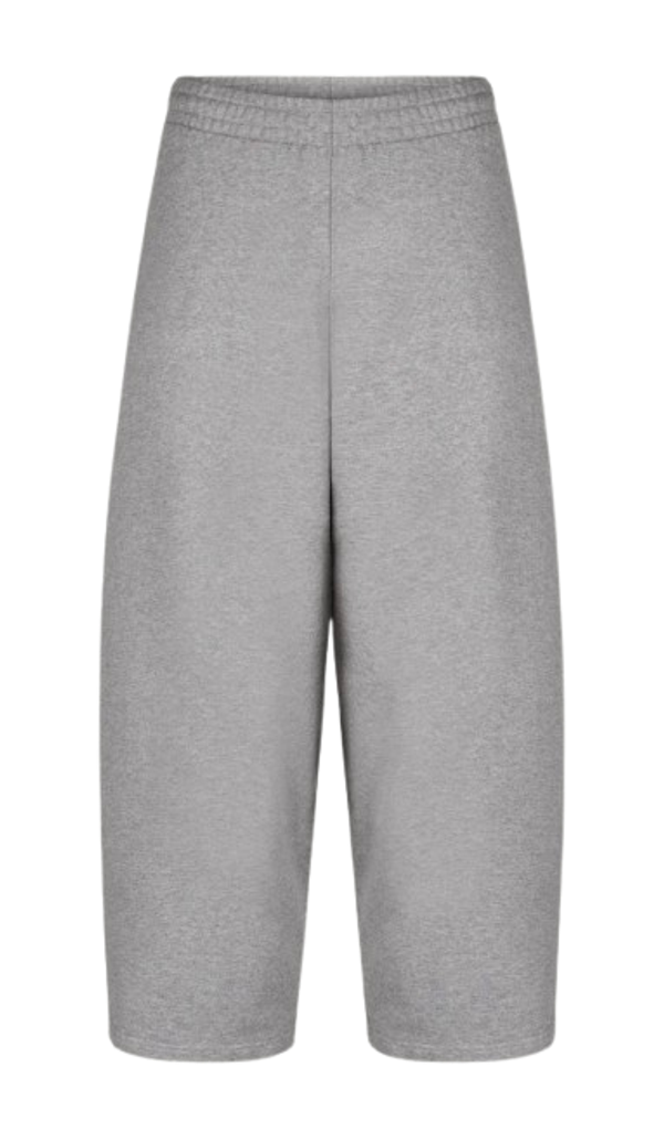Straight-leg Relaxed Sweatpants Grey Marl ATELIER AMELOT