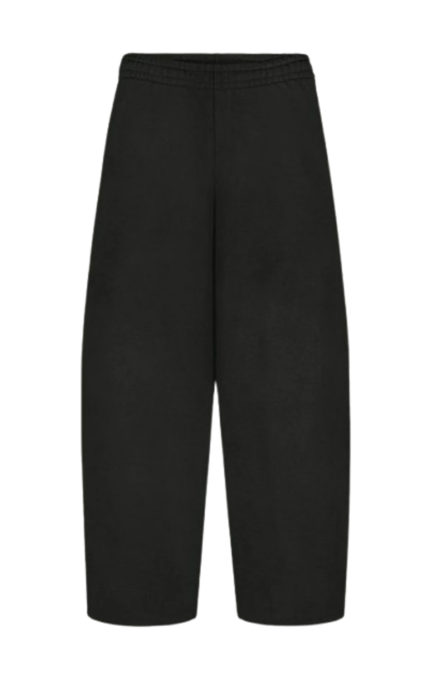 Straight-leg Relaxed Sweatpants Vintage Black ATELIER AMELOT
