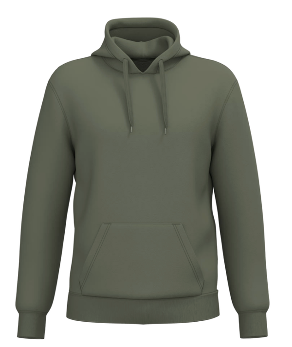 Sweat-shirt recyclé à capuche unisexe Caper Green Kariban