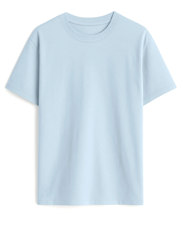 SAREK TEE Chambray Blue OLTEX
