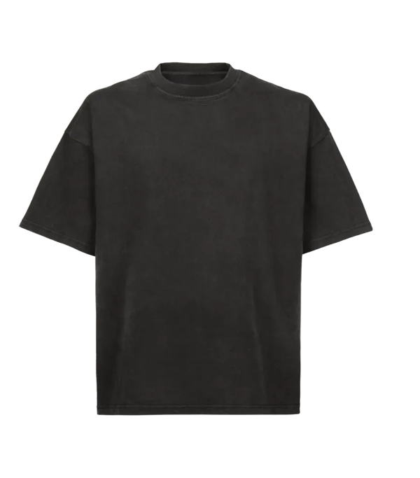Ultra Luxury Oversized Boxy Tee Vintage Black GRAMMA