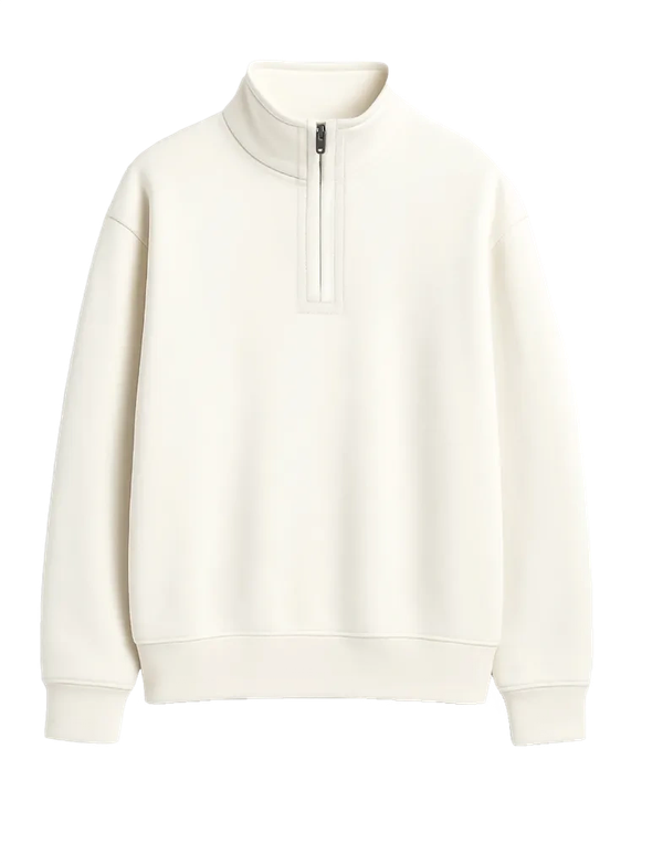 SAREK HALF ZIP Coconut Milk OLTEX