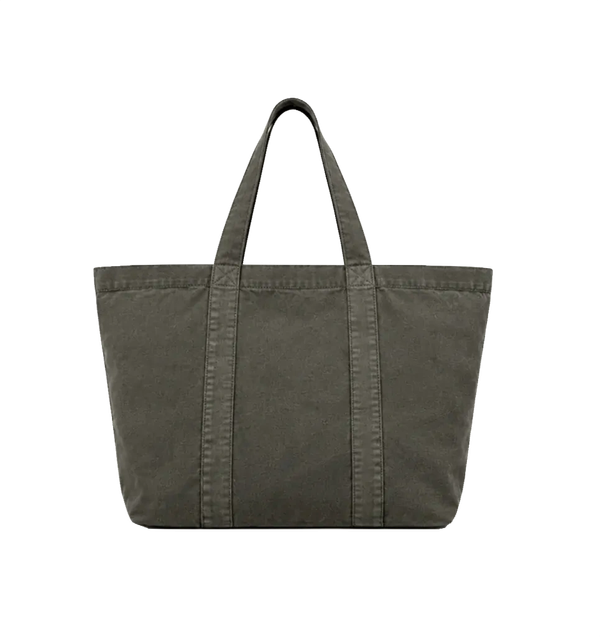 Canvas Tote Bag Oversized Vintage Olive GRAMMA