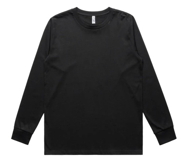 Wo's Classic Long Sleeve Tee Black As Colour