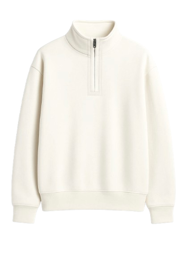 SAREK HALF ZIP Coconut Milk OLTEX