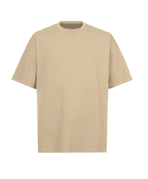 ULTRA LUXURY OVERSIZED TEE SHIRT 240GSM Croissant GRAMMA